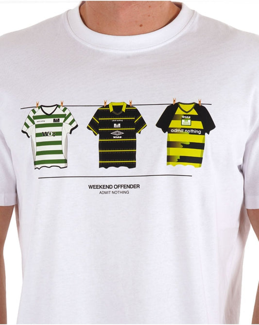 Weekend Offender Weekend Offender Celtic T-Shirt Neu Weiß/Grün