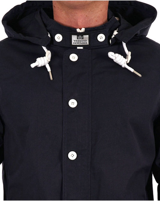 Weekend Offender Weekend Offender Naz Fischerjacke Marineblau