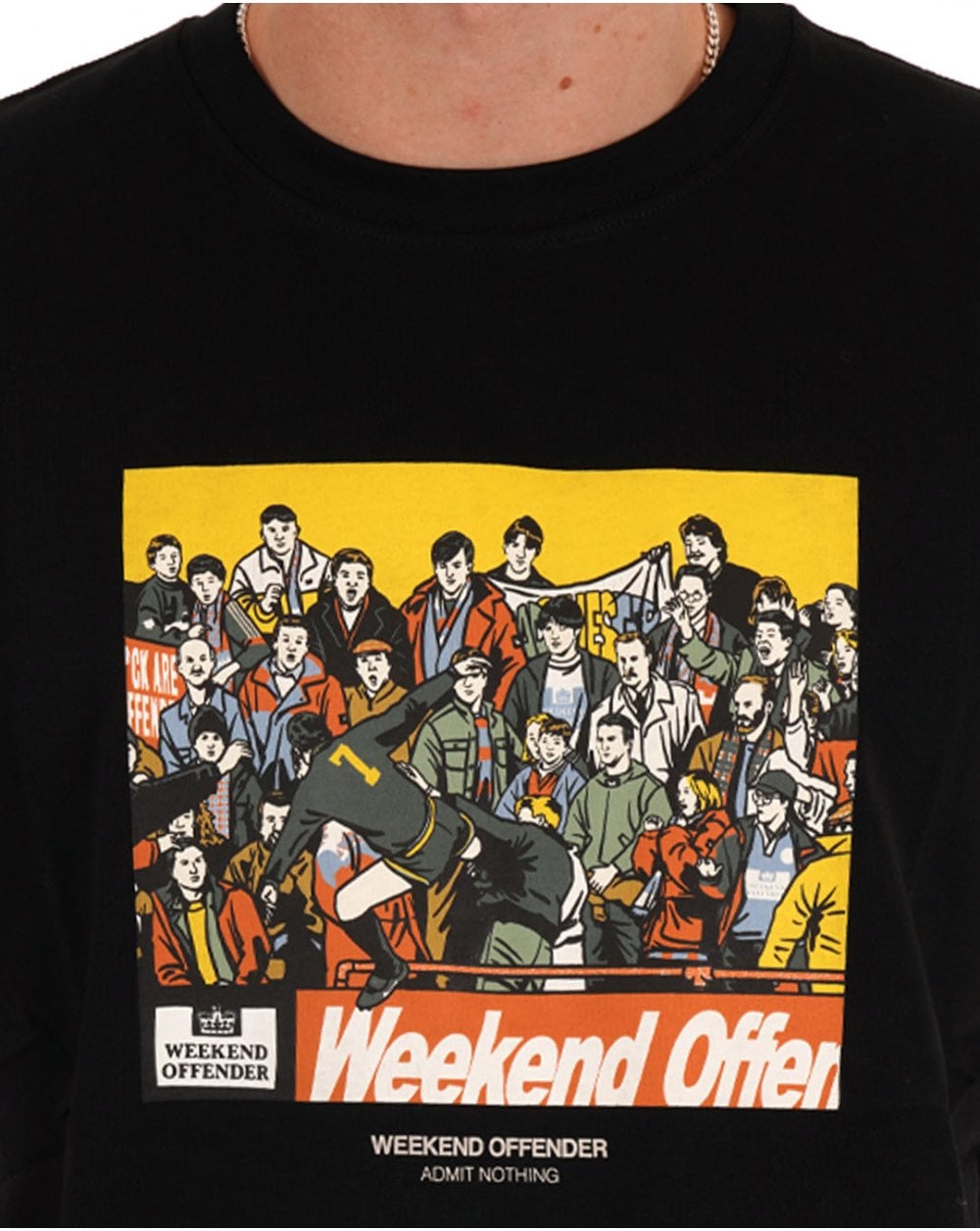 Weekend Offender Selhurst T Shirt Black