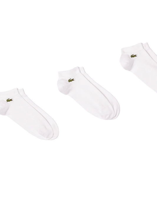 Lacoste Lacoste – Niedrig geschnittene Socken im Dreierpack, Weiß