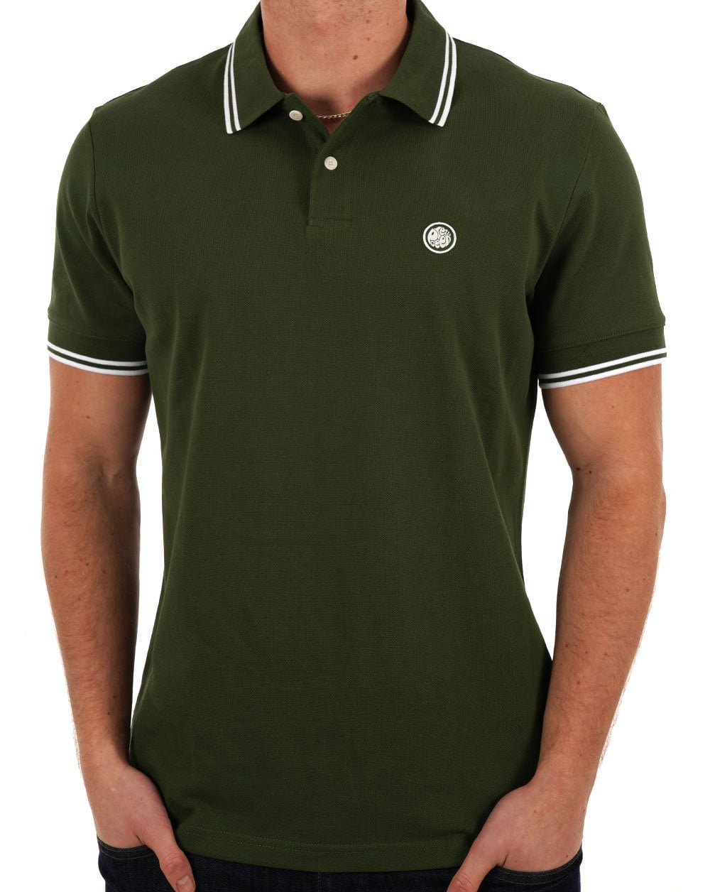 Pretty Green Barton Polo Shirt Dark Green