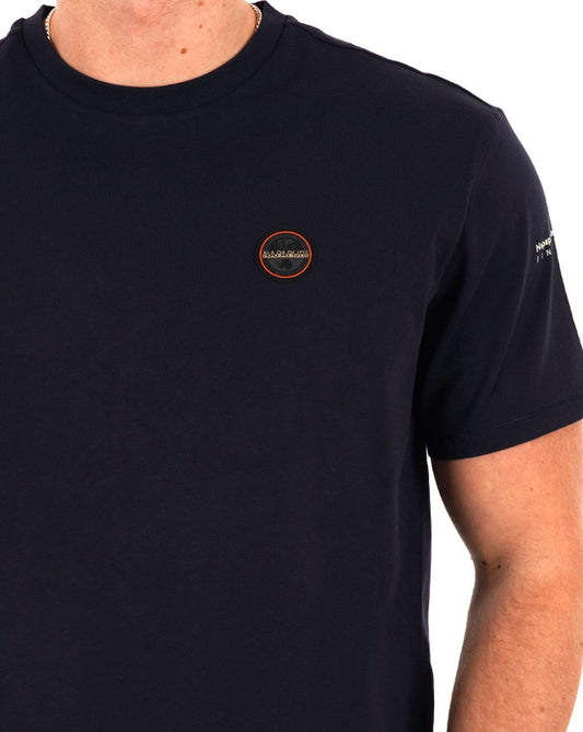 Napapijri Napapijri Badge T-Shirt Marineblau