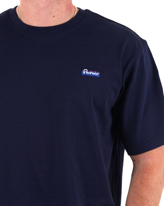 Penfield Penfield Original Logo T-Shirt Marineblau