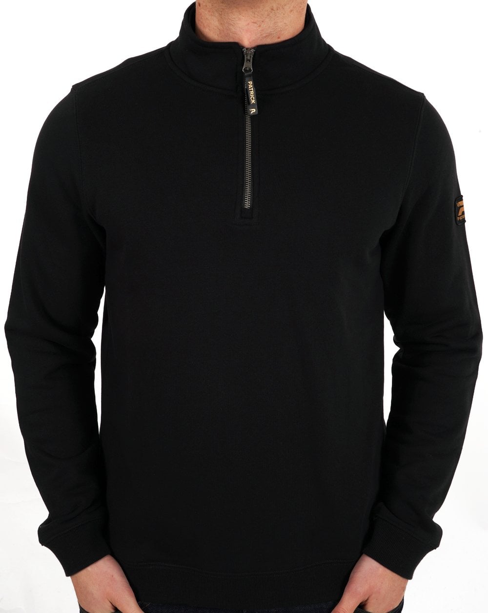 Patrick Harlem 1/4 Zip Sweatshirt Schwarz