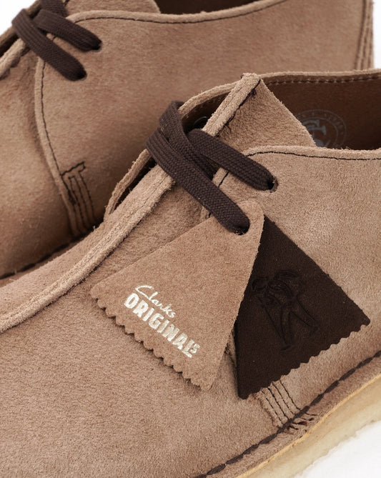 Clarks Originals Clarks Originals Desert Trek Schuhe aus wolfsgrauem Wildleder