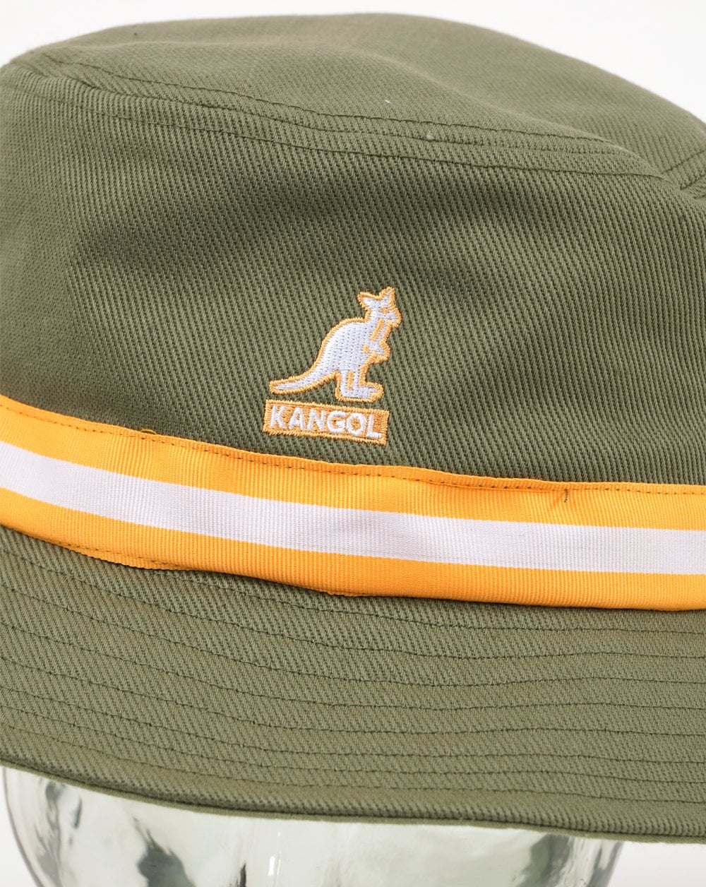 Kangol Stripe Lahinch Hut Ölgrün