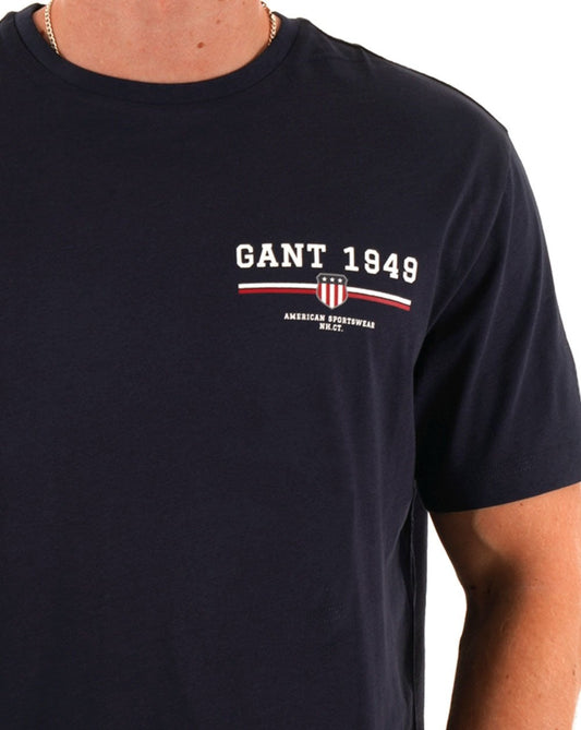 Gant Gant Graphic 1949 T-Shirt Marineblau