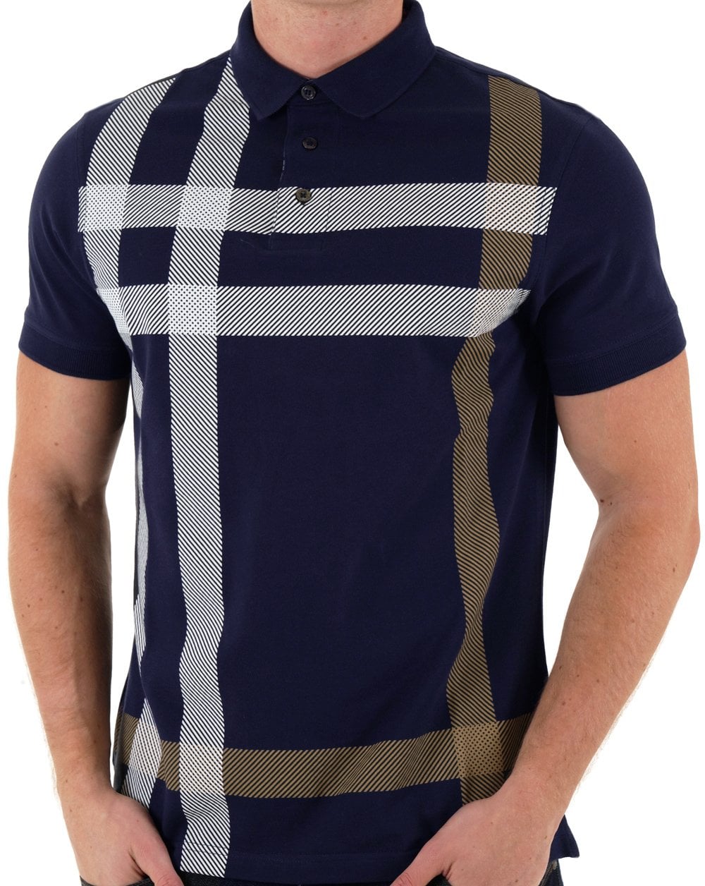 Barbour Blaine Polo Marineblau