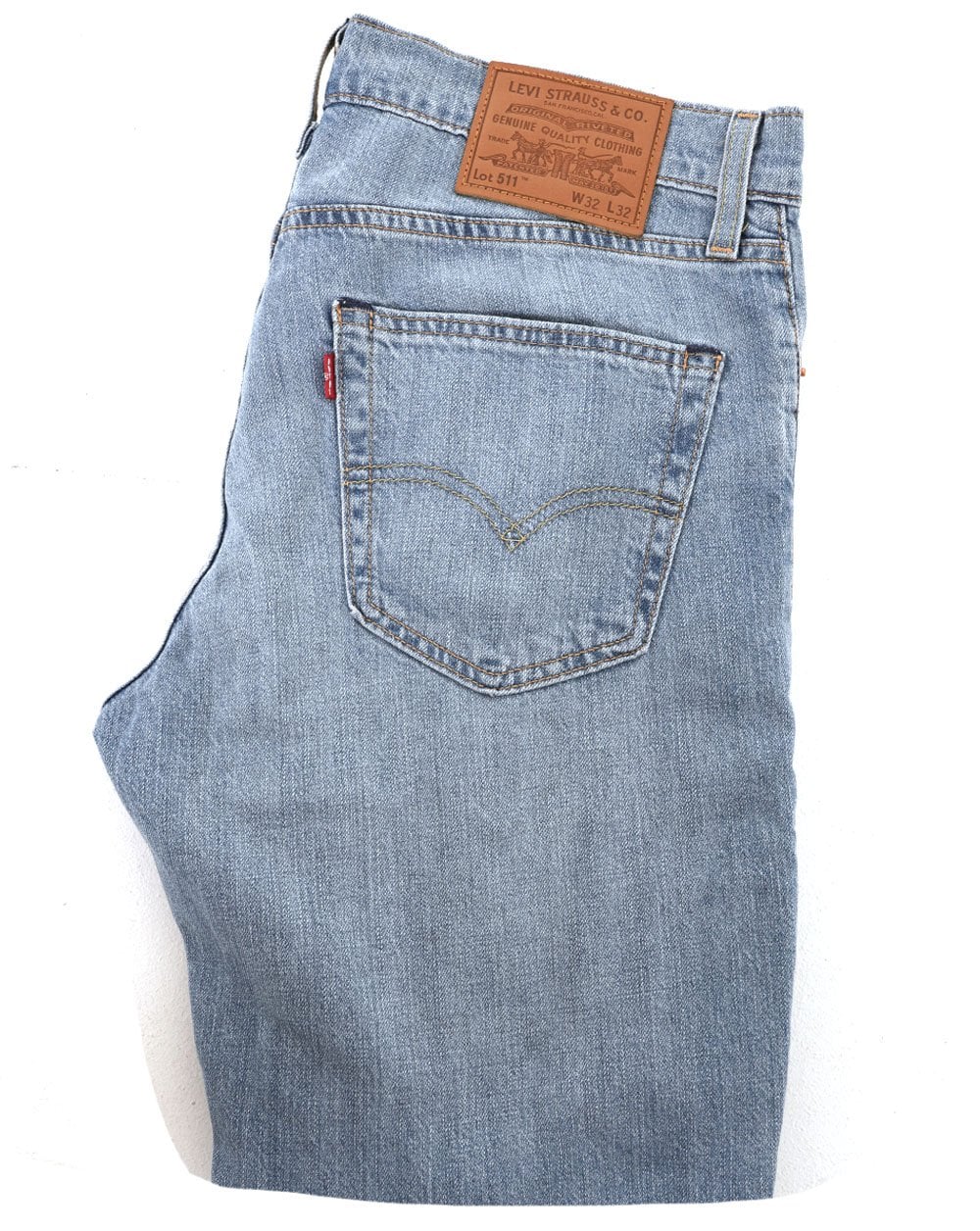 Levi's – 511 – Slim Fit – Leichte Jeans aus Leinen und Denim, Helles Indigo
