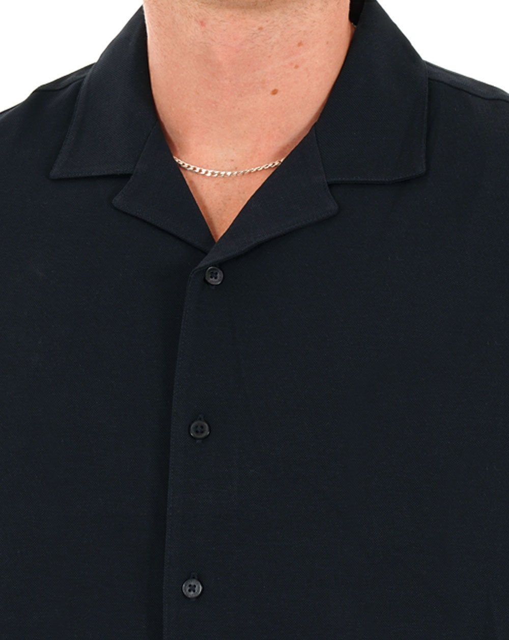 Barbour International Tonto Pique Shirt Navy
