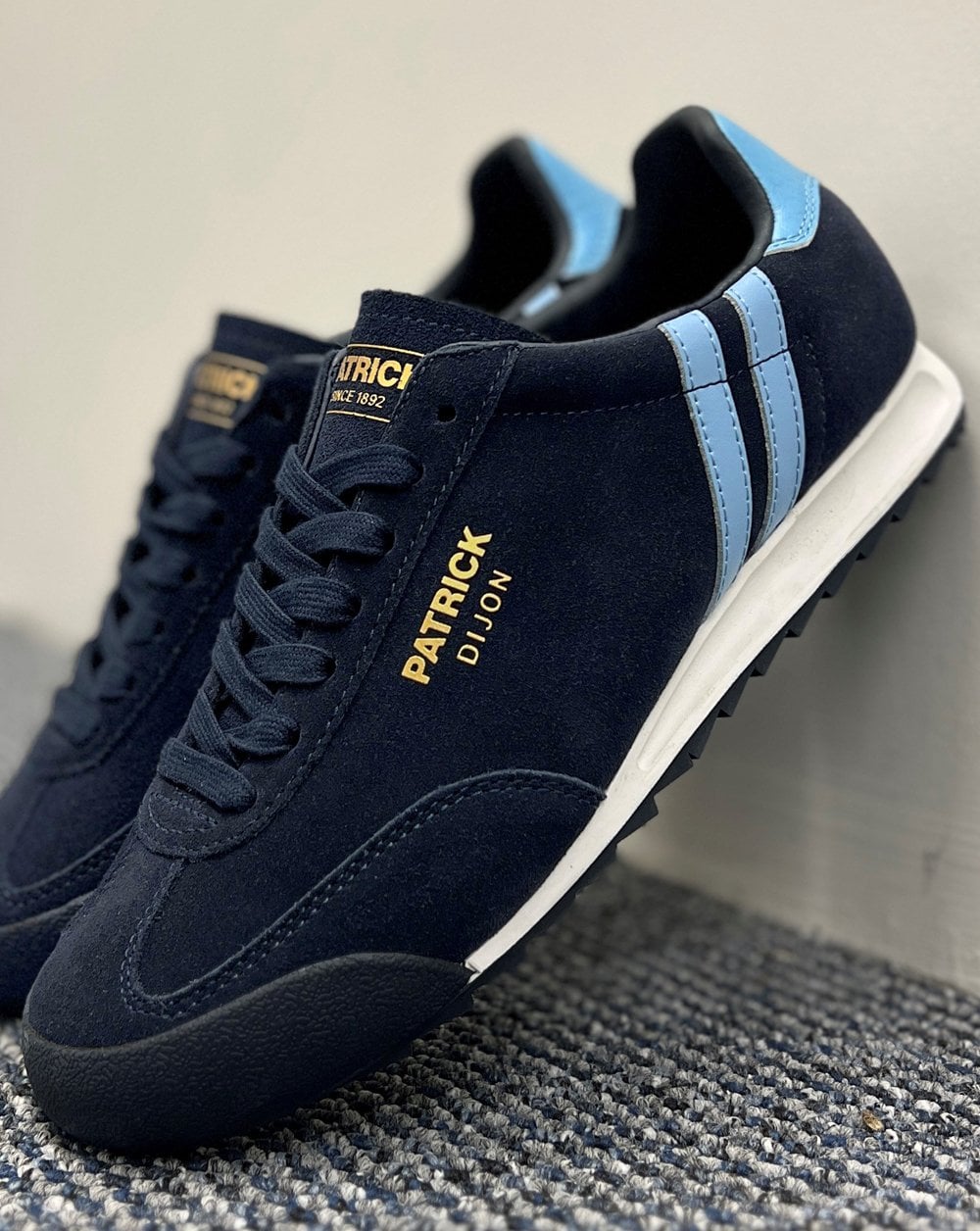 Patrick Dijon Sneakers Marineblau/Himmelblau/Weiß