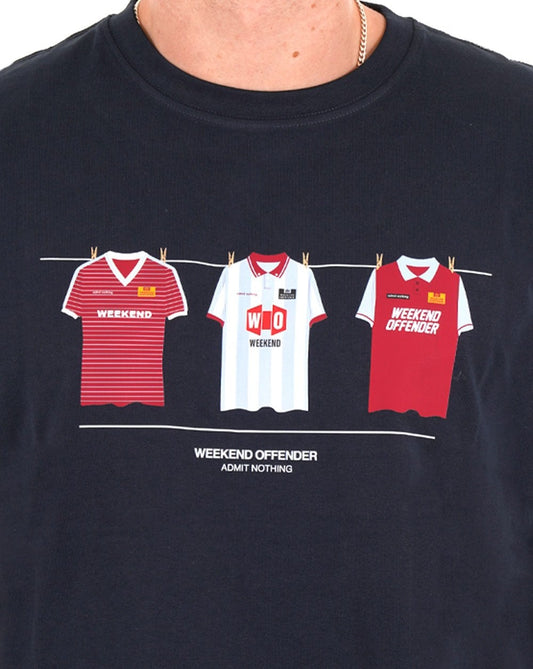 Weekend Offender Weekend Offender West Ham Kits T-Shirt Marineblau