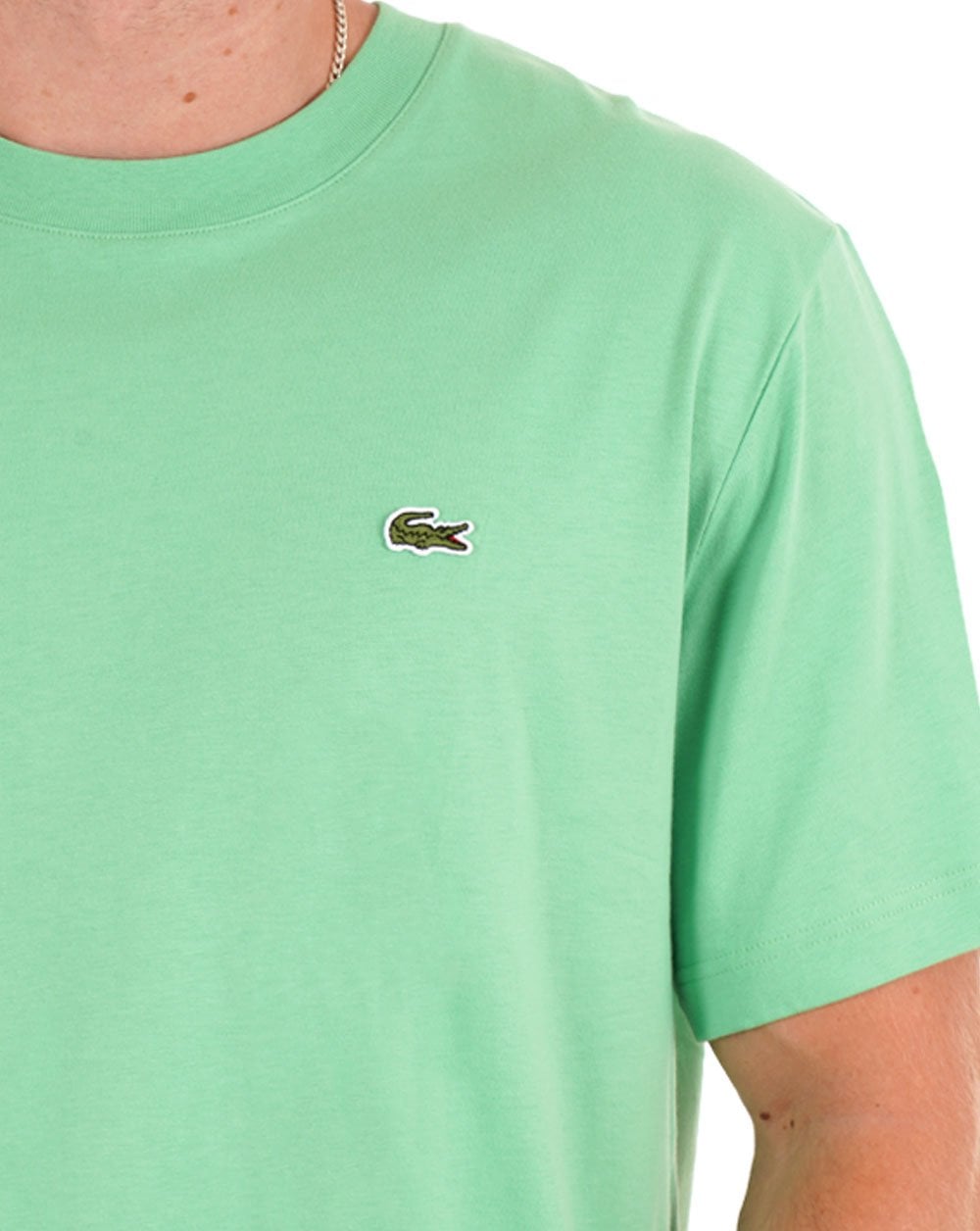 Lacoste – T-Shirt mit klassischer Passform, Limettengrün