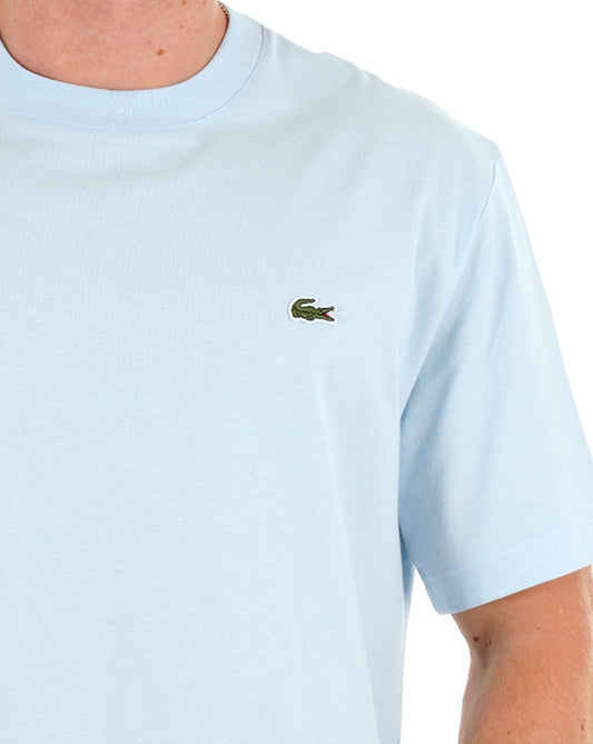 Lacoste Lacoste – T-Shirt mit klassischer Passform, Himmelblau