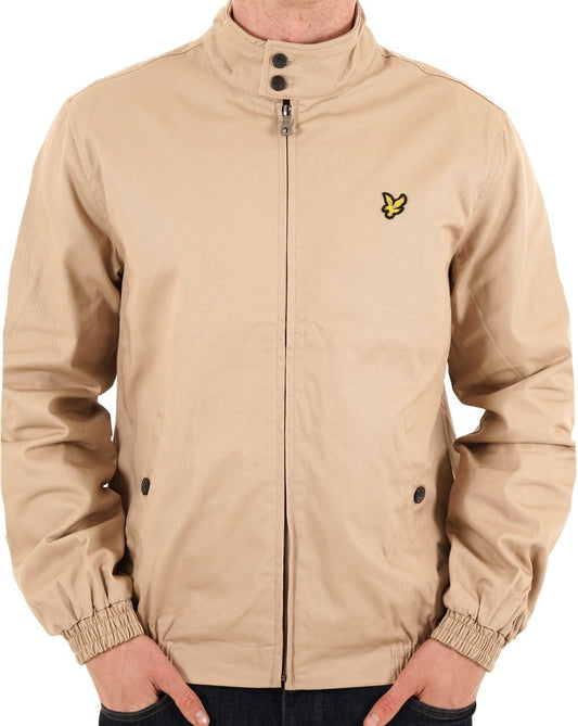 Lyle And Scott Lyle And Scott – Harrington-Jacke mit kariertem Futter in Stein