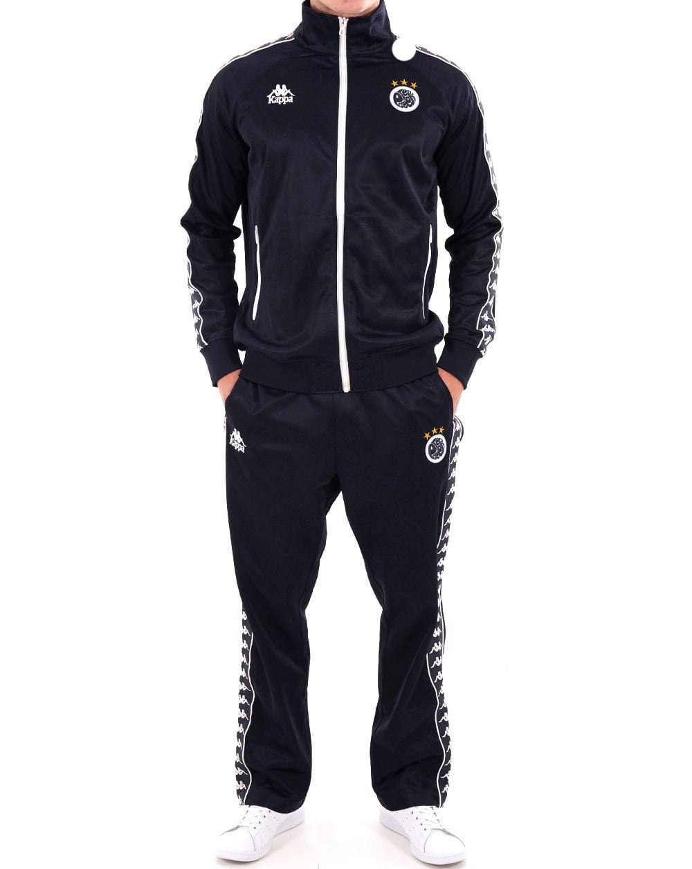 Pretty Green X Kappa Maine Road Track Pants Navy