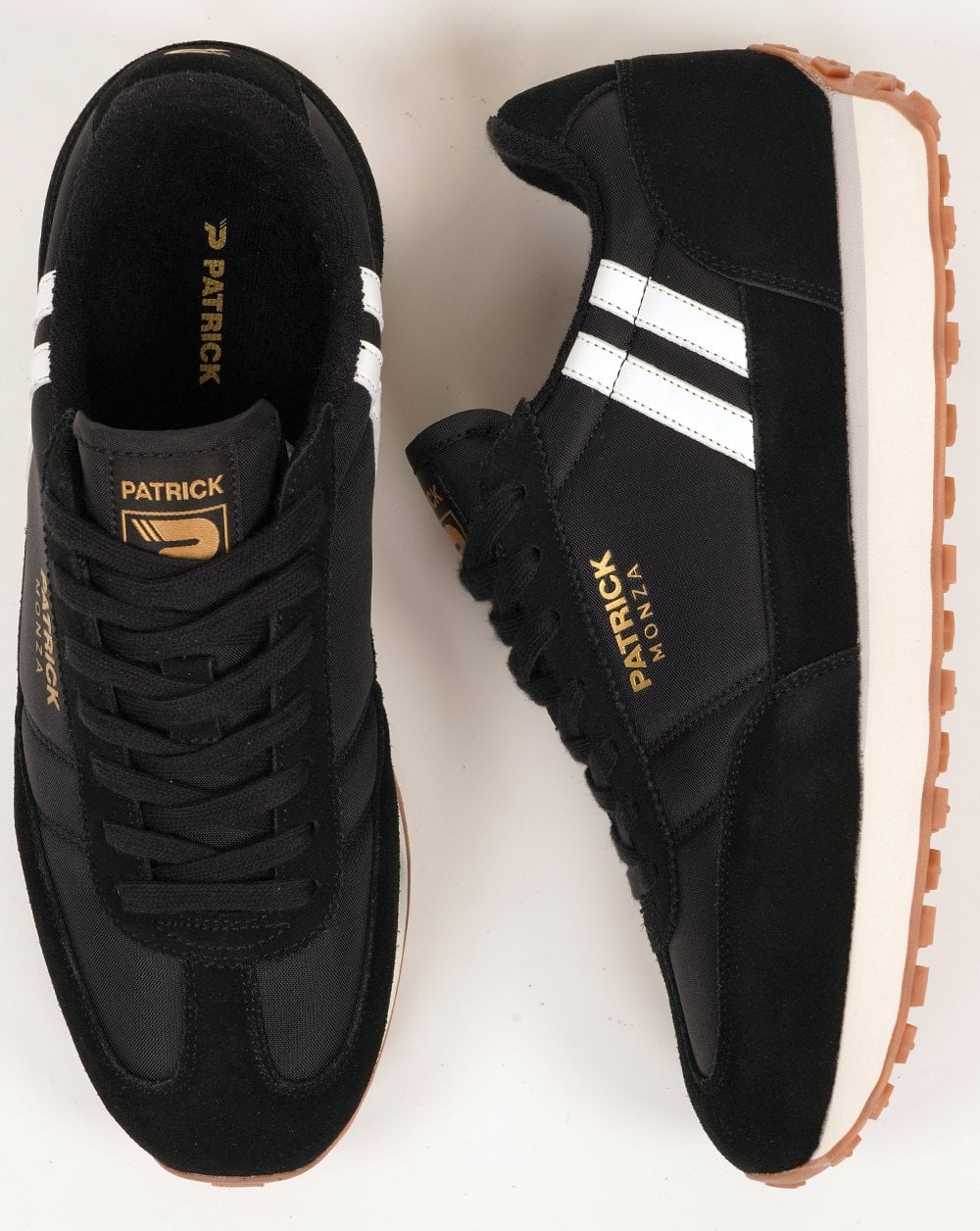Patrick Monza Sneaker Schwarz/Weiß