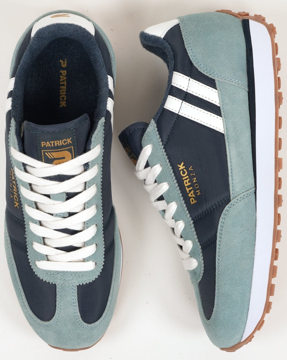 Patrick Monza Sneaker Kontrastblau/Weiß