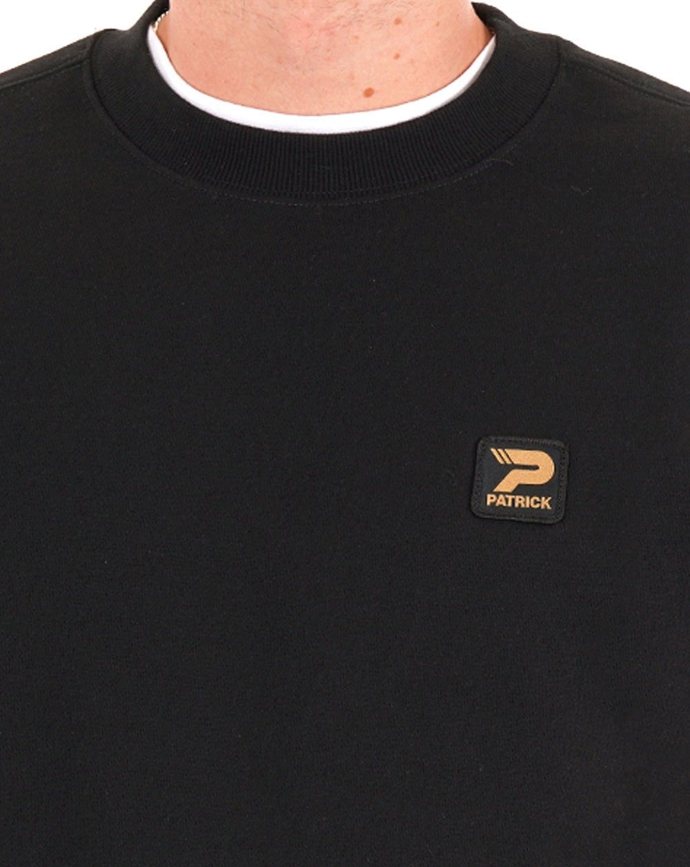 Patrick Oscar Crew Sweatshirt Schwarz