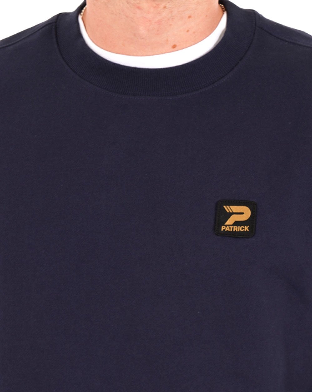 Patrick Oscar Crew Sweatshirt Navy