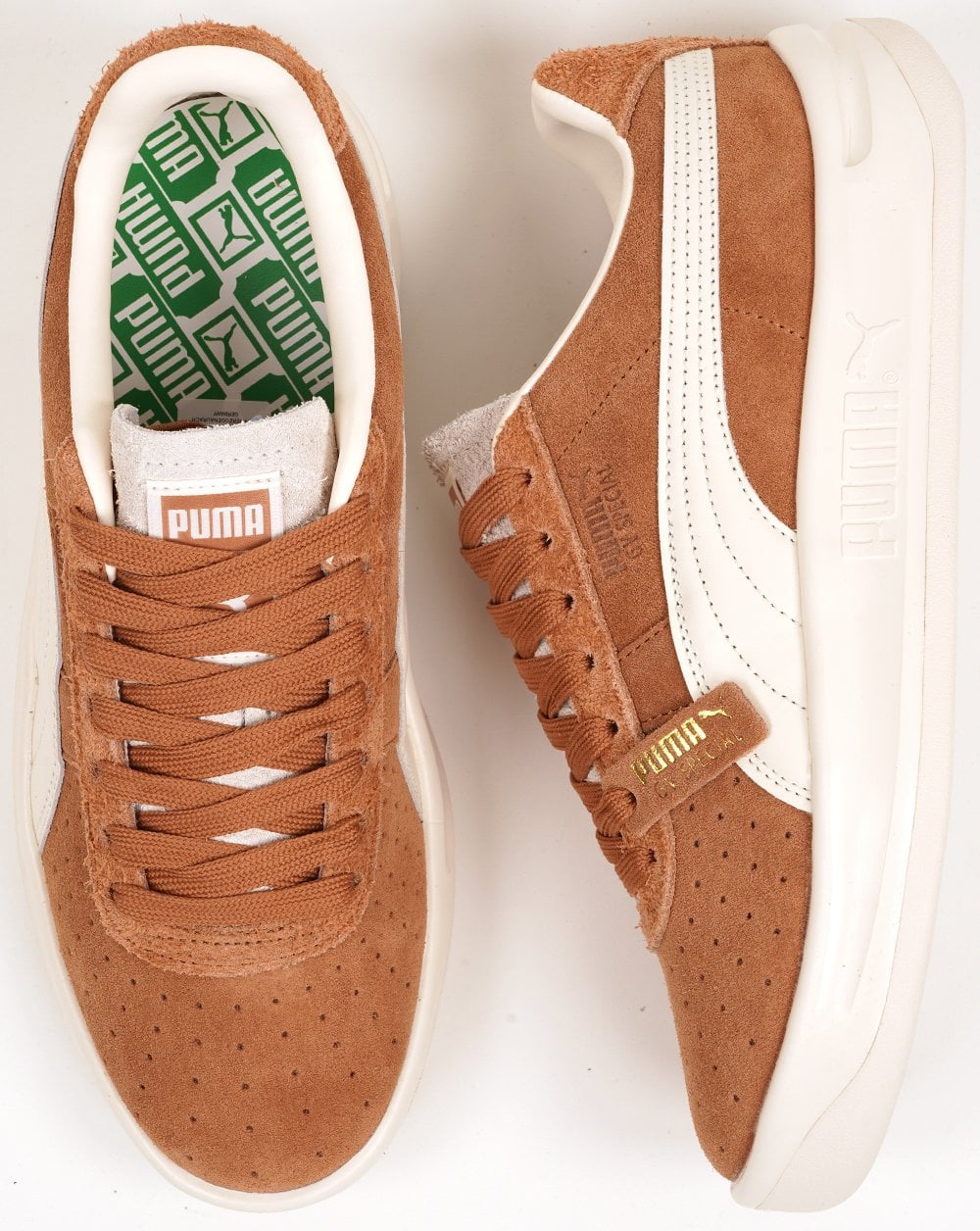 Puma GV Special Wildleder-Sneaker, hellbraun - Vintage-Weiß