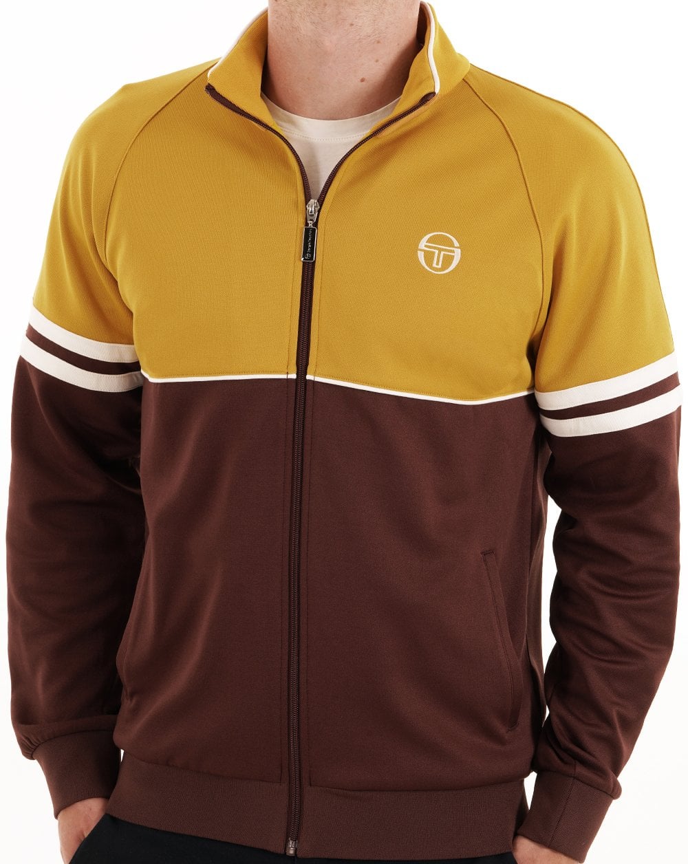 Sergio Tacchini Orion Track Top Arrowwood/Dunkelbraun