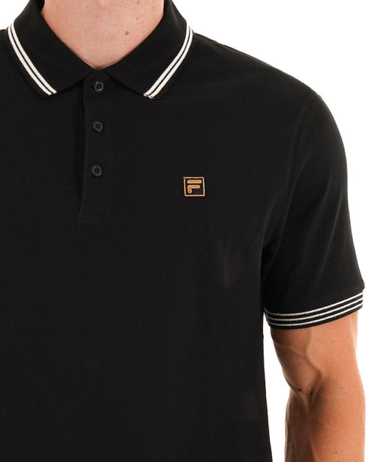 Fila Gold Fila Gold Soren Poloshirt Schwarz