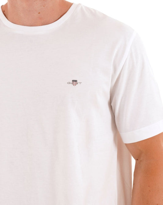 Gant Gant Printed Archive Shield T-Shirt Weiß
