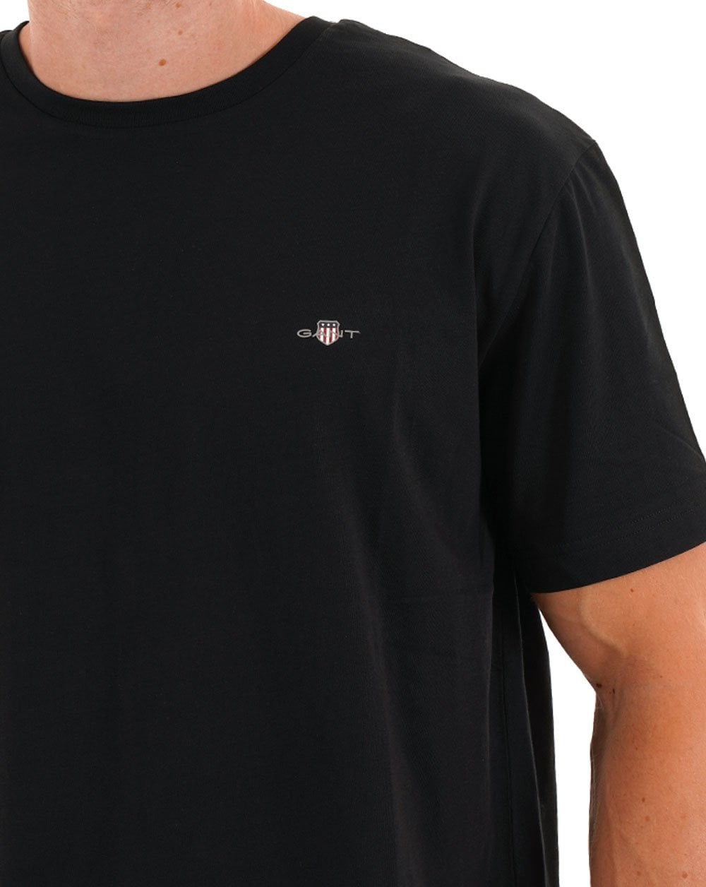 Gant Printed Archive Shield T Shirt Black