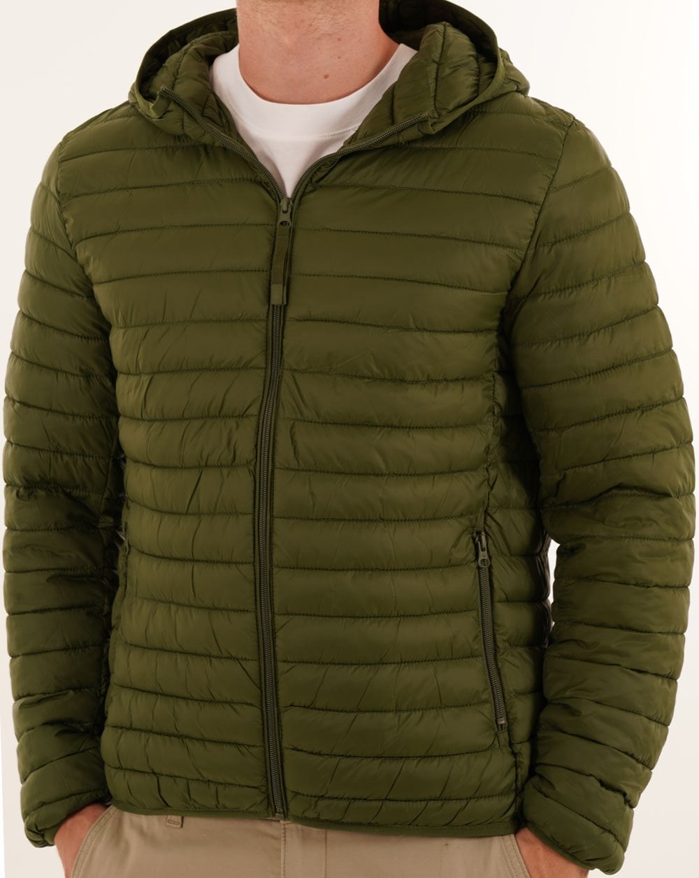 Benetton Steppjacke Dunkelwald