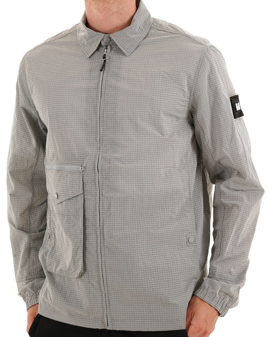 Weekend Offender Weekend Offender Vinnie Overshirt Silbergrau