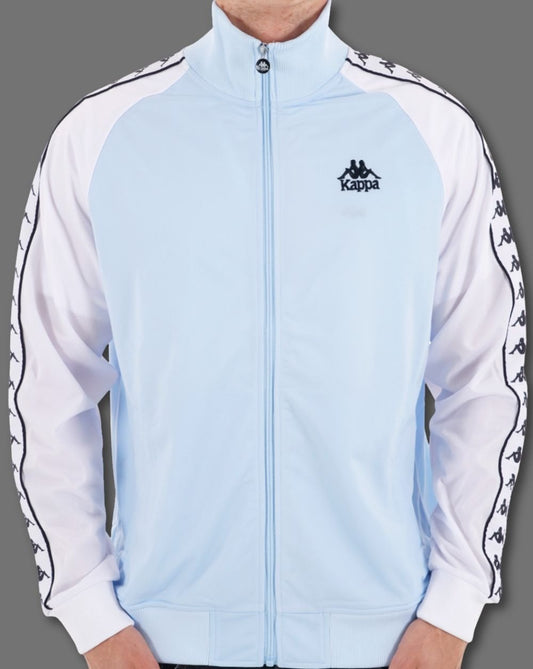 Kappa Kappa Uriah Trainingsjacke, Himmelblau/Weiß
