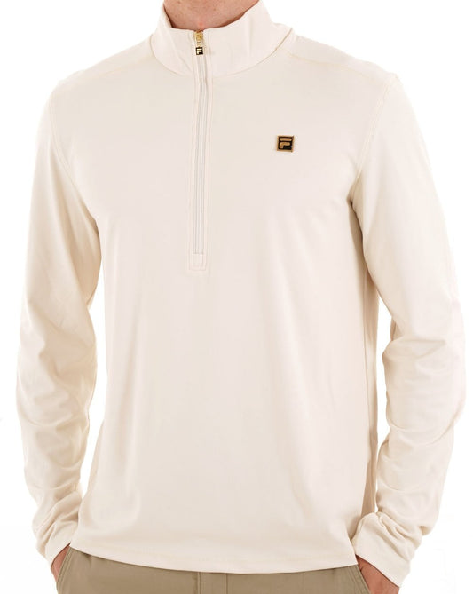 Fila Gold Fila Gold Half Zip Top Off White