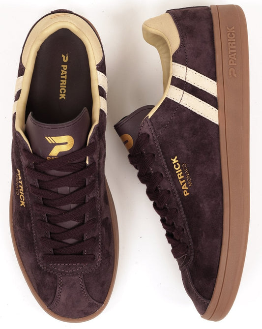 Patrick Patrick Monaco Sneaker Braun Kastanienbraun Creme