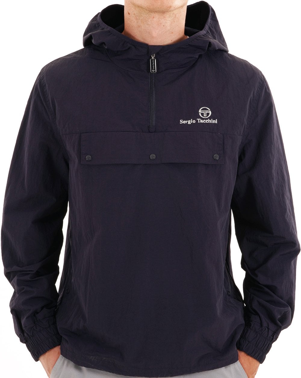Sergio Tacchini Overhead Jacket Navy Blue