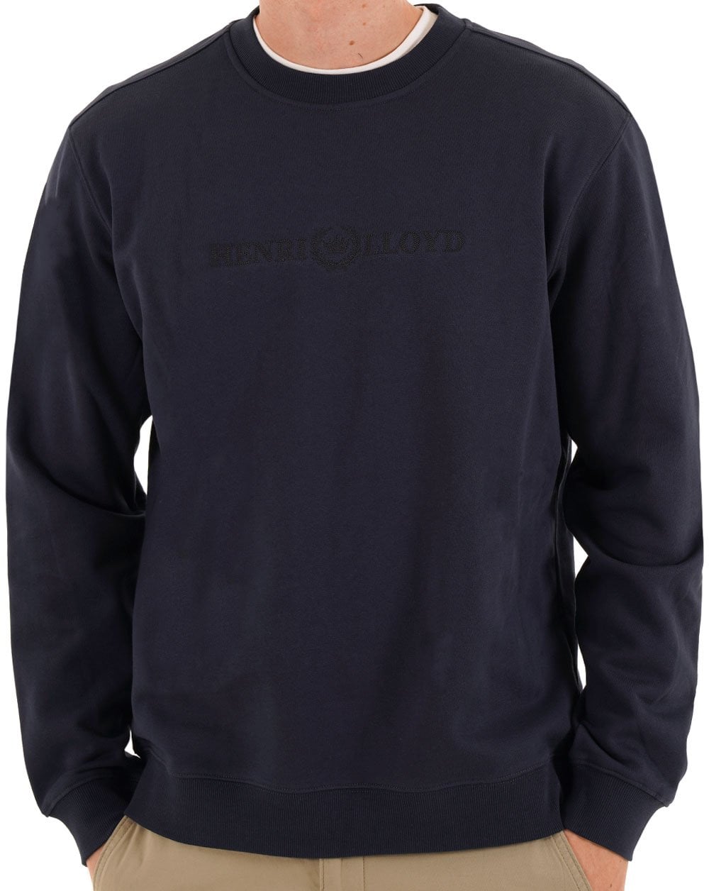 Henri Lloyd Lytham Sweatshirt mit großem Logo, Marineblau