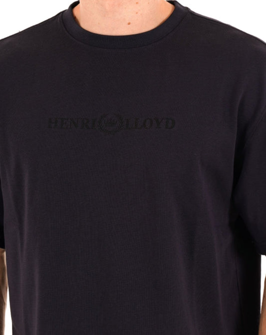 Henri Lloyd Henri Lloyd Walmer T-Shirt mit großem Logo, Marineblau