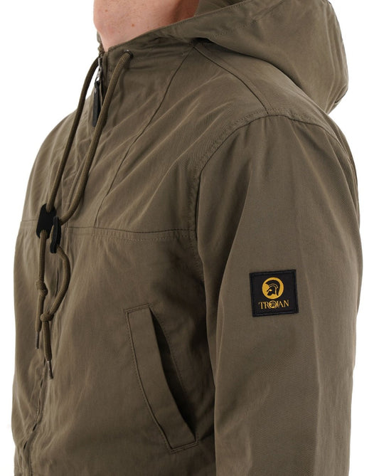 Trojan Trojan Twill Badged Parka Army