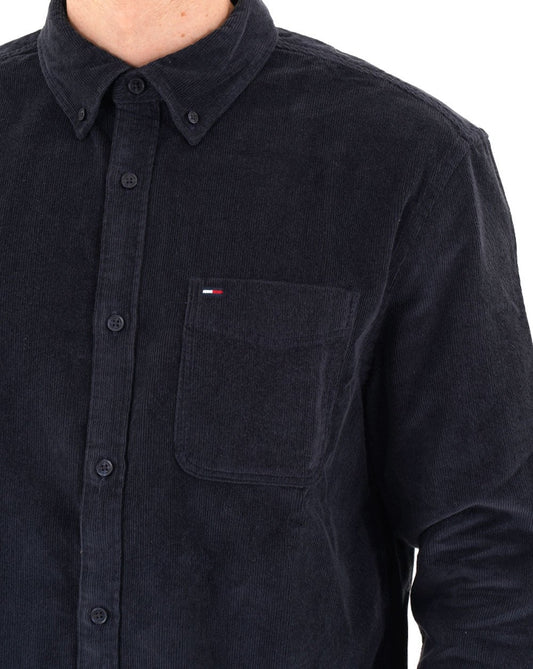 Tommy Jeans Tommy Jeans – Cordhemd in Dunkelmarineblau