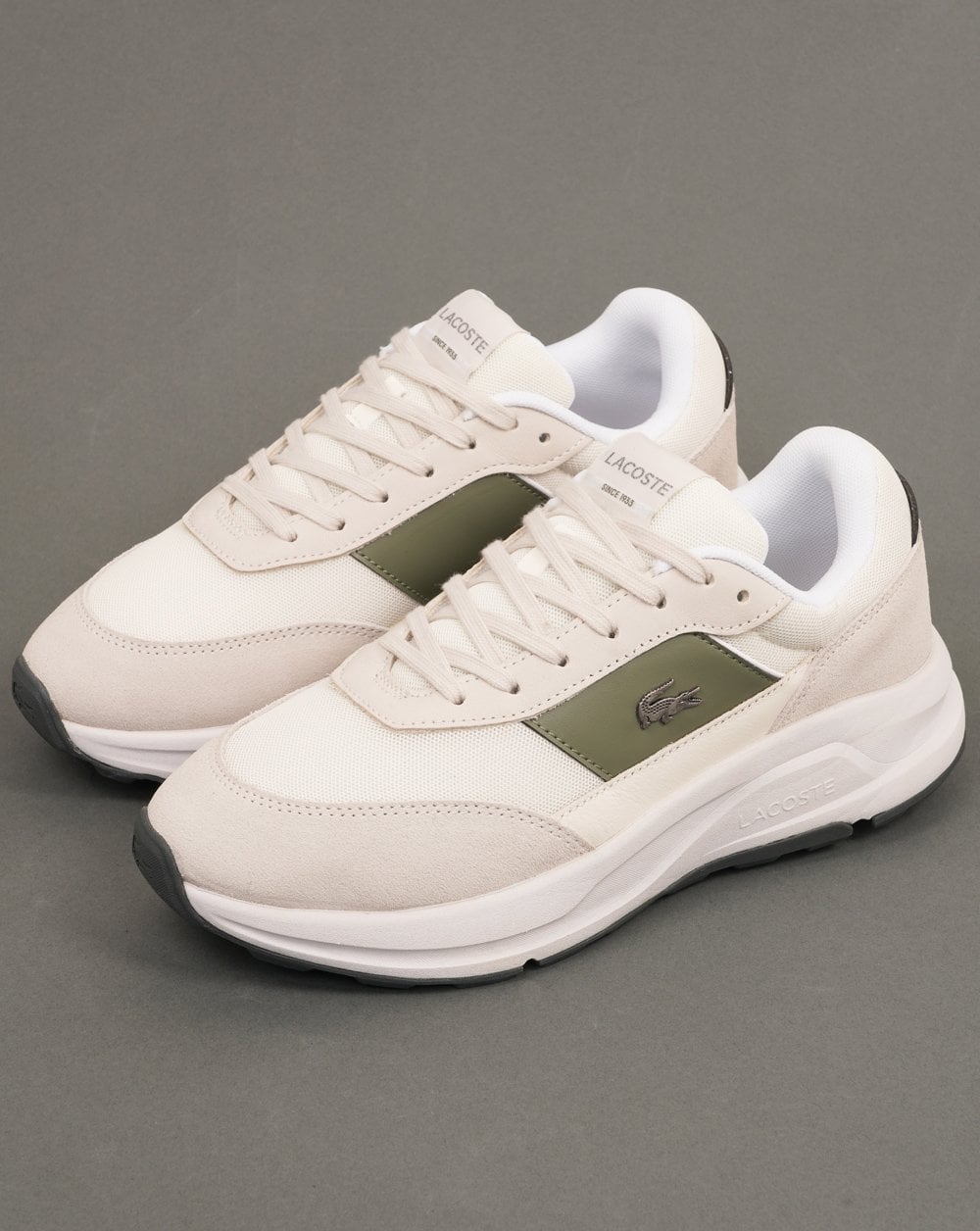 Lacoste Run Set Sneaker Off White/Khaki