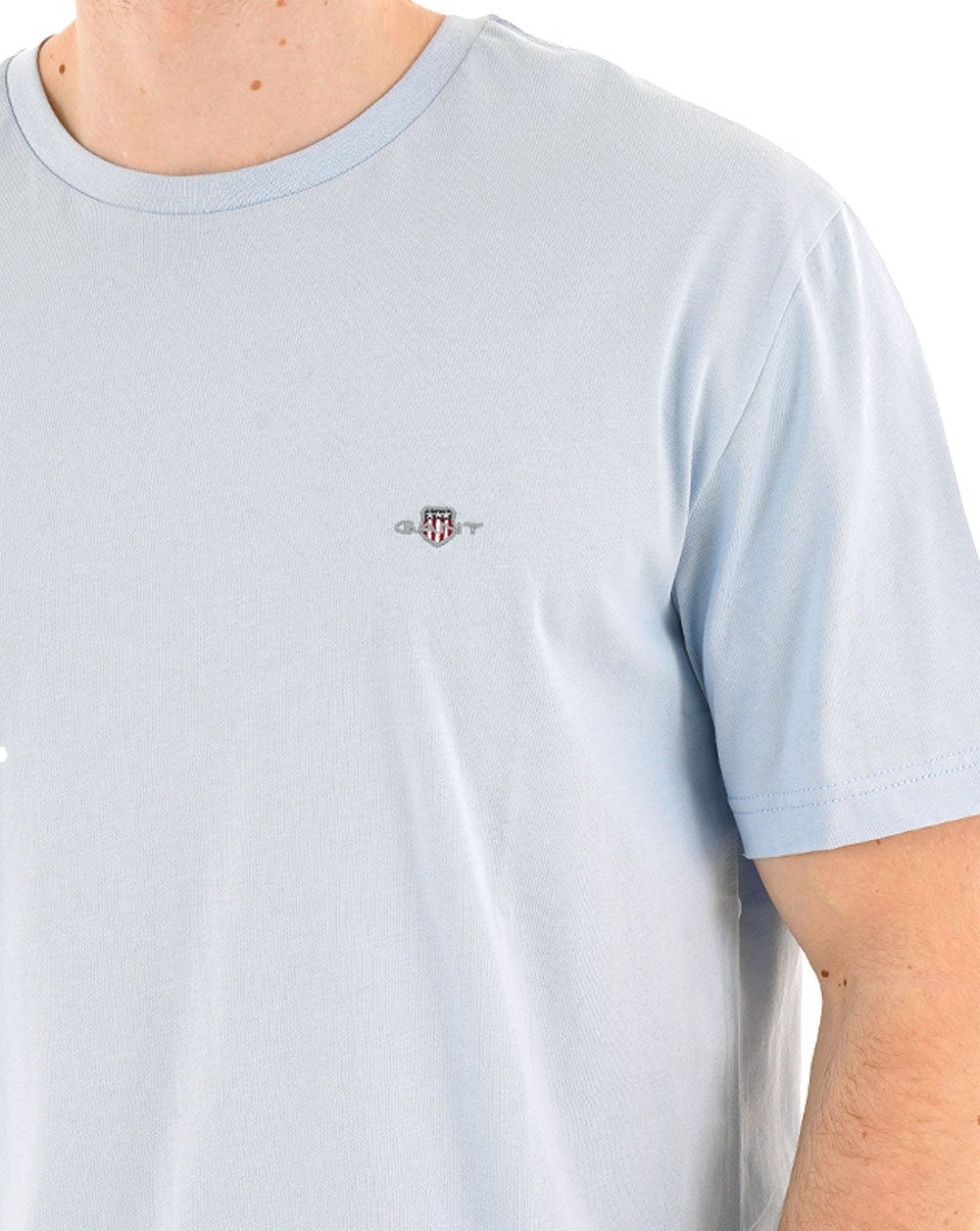 Gant Shield Crew T-Shirt Frisches Blau