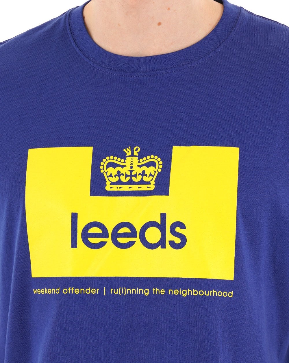 Weekend Offender Leeds City Series T-Shirt Blau/Gelb