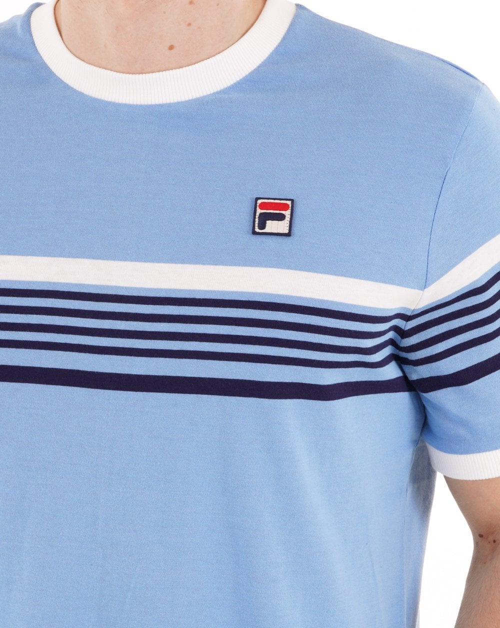 Fila Vintage James T-Shirt Vista Blau