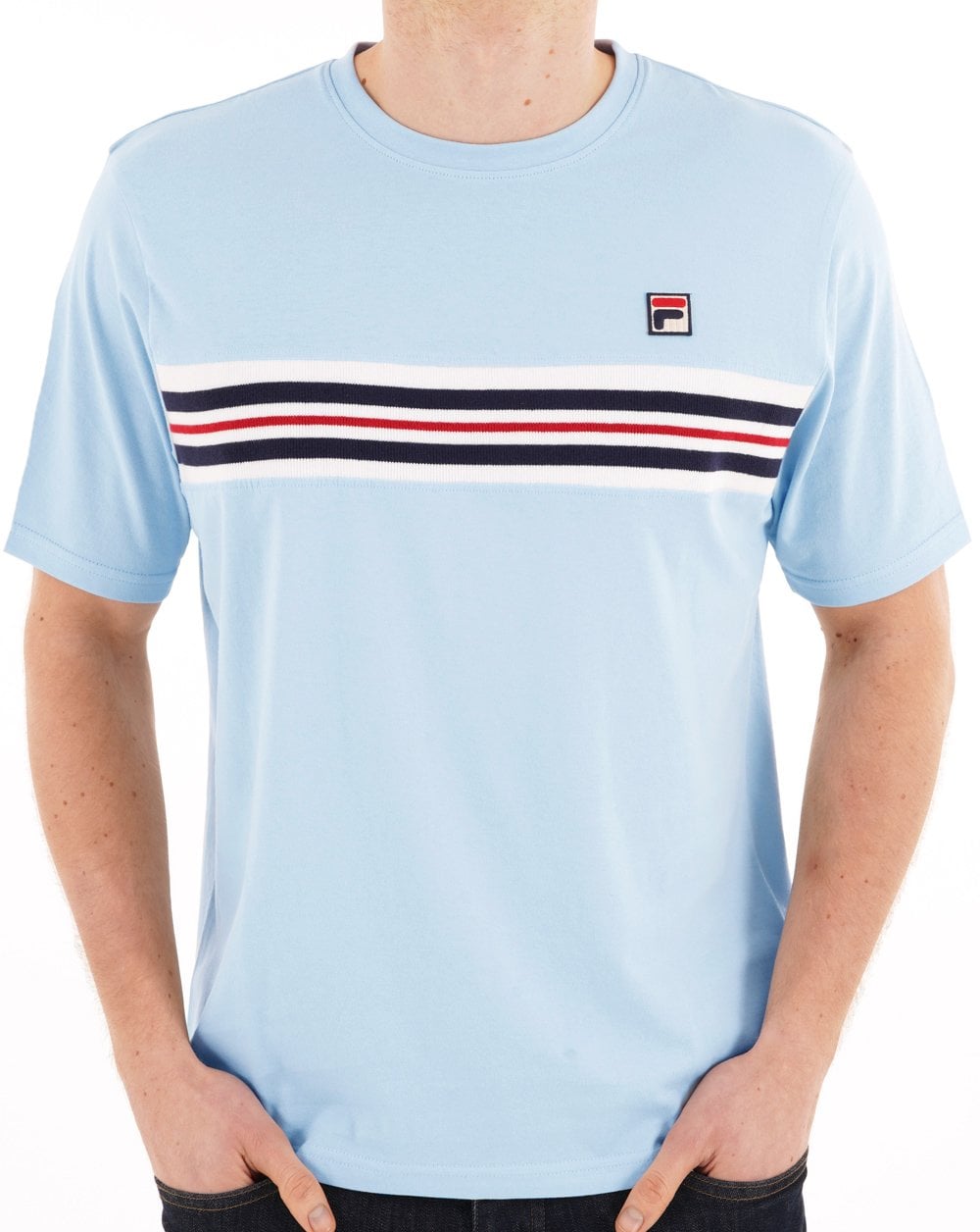 Fila Vintage Rico T-Shirt Himmelblau