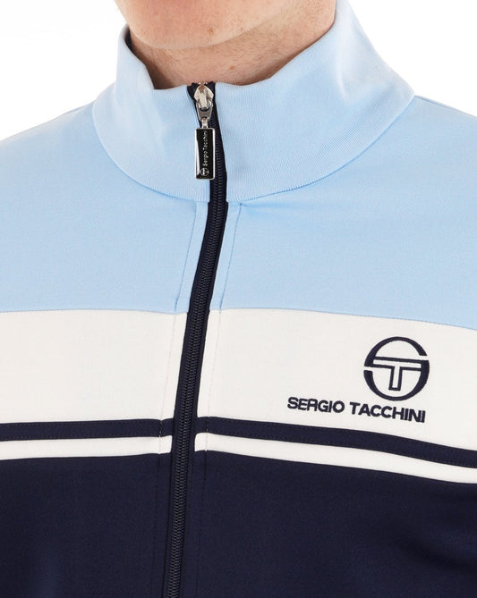 Sergio Tacchini Sergio Tacchini Masters Trainingsjacke Marineblau/Gardenia/Himmelblau