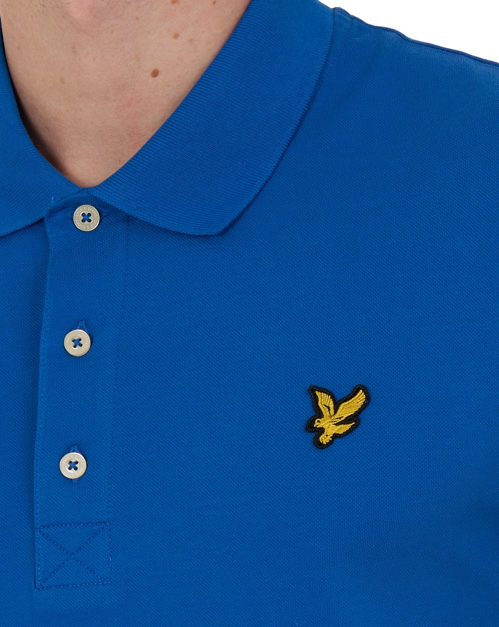 Lyle & Scott Poloshirt, schlicht, hellblau
