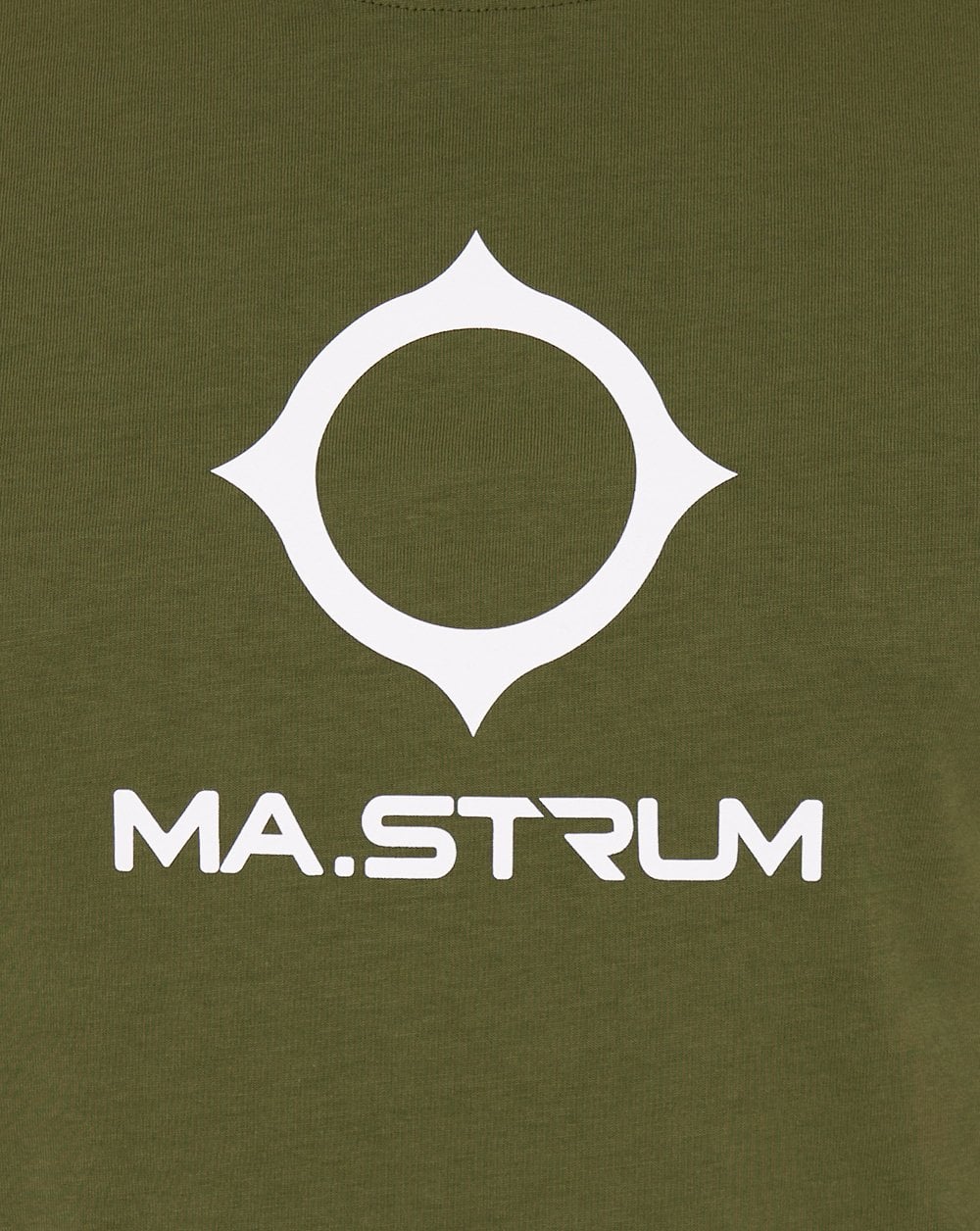 MA.STRUM Beam Logo T Shirt Bronze Green