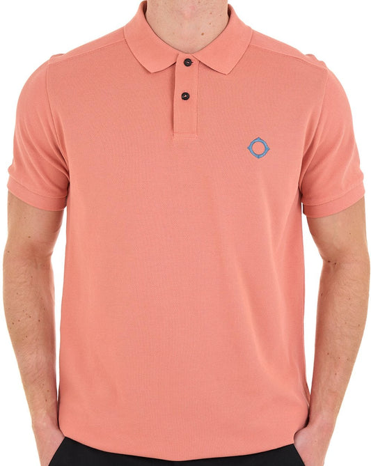 Ma.Strum MA.STRUM Pique Polo Canyon Clay