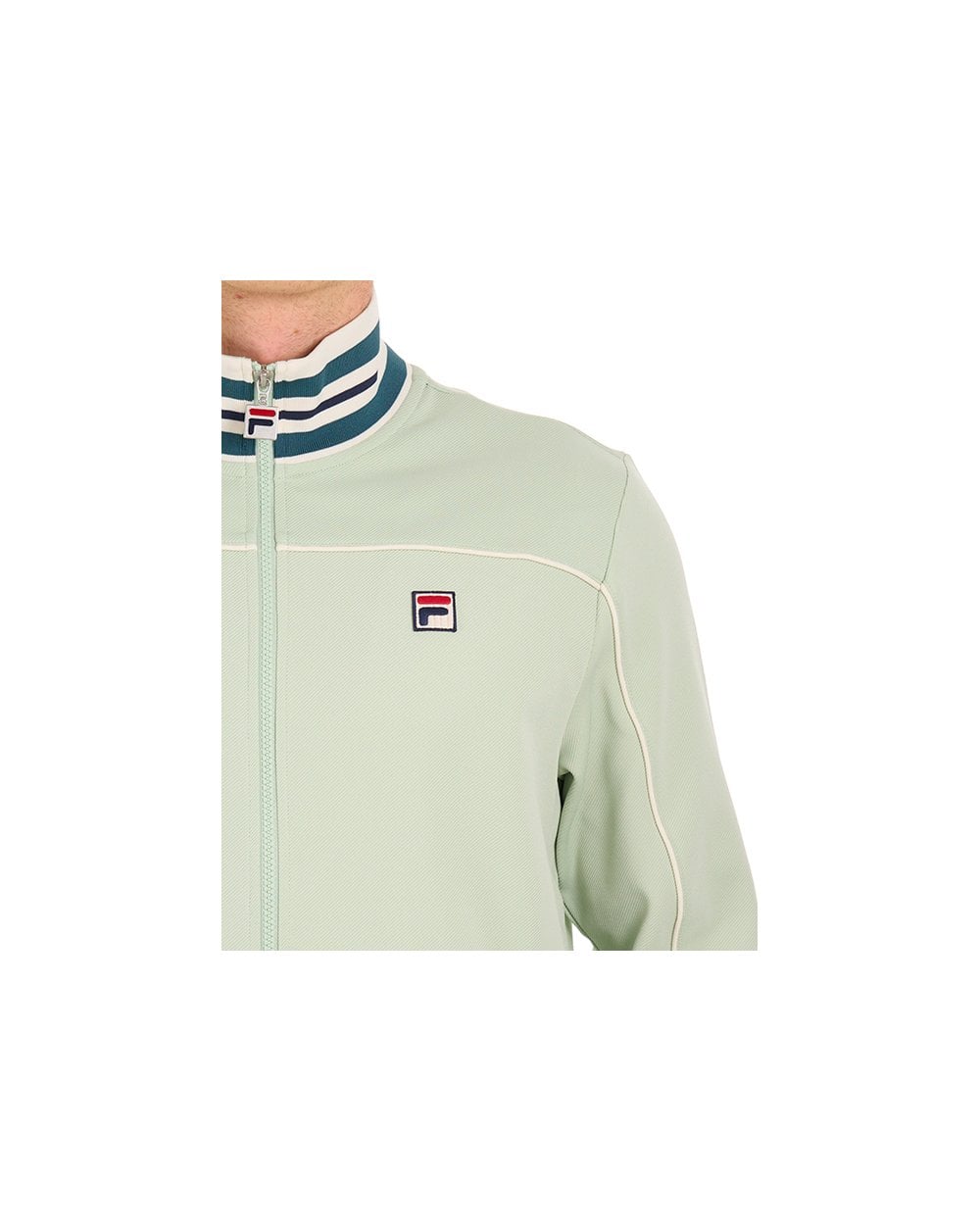 Fila Vintage Federico Trainingsjacke, Hellgrün