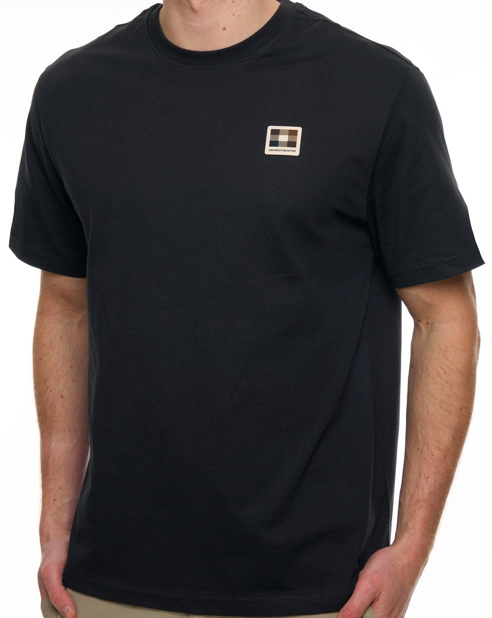 Aquascutum Badge T-Shirt Schwarz
